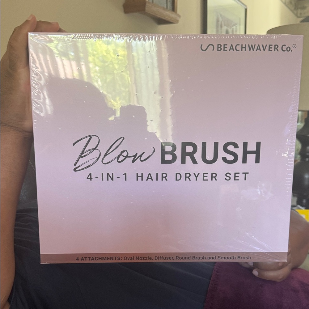 The Beachwaver Co. Blow Brush 4-in-1 Hair Dryer Set - Pink